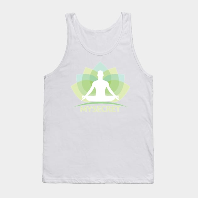 yoga Tank Top by graphicganga